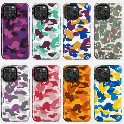 Camouflage Phone Case for iPhone 18 Pro Max, Drop-Proof Hard Shell