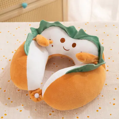 Toast-Shaped U Pillow Office Nap Pillow Cute Cartoon