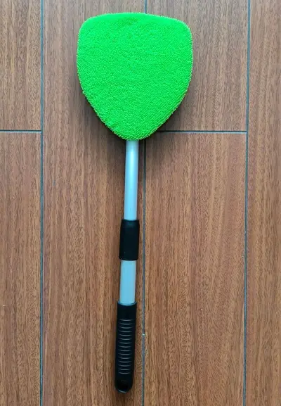 Car windshield cleaning brush, deicer window brush, microfiber car wash window scraper, telescopic rod set - 10