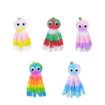 Peluş kedi oyun çubuğu, kendi kendine eğlenen kediler için