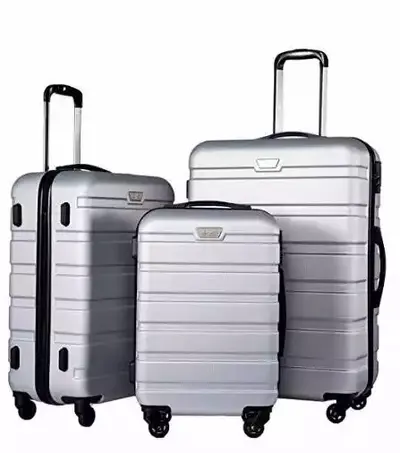 ABS Spinner Suitcase, 20/24/28 Inch, Combination Lock, Durable - 12