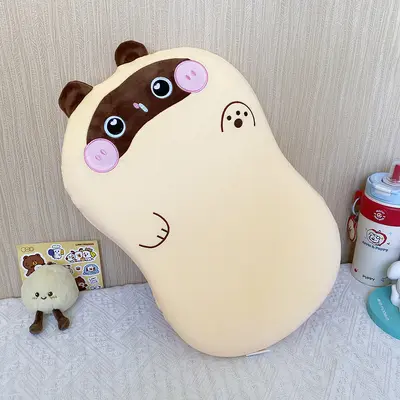 Kedi desenli bellek köpüğü yastık, seyahat boyun yastığı - 11
