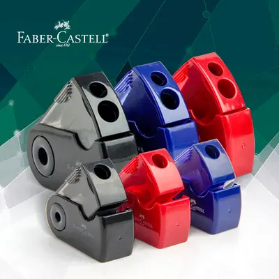 Ladybug Double-Hole Rotary Pencil Sharpener in Colorful Plastic
