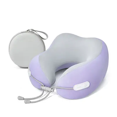 Ice silk U-shaped travel pillow with foldable neck support - 7