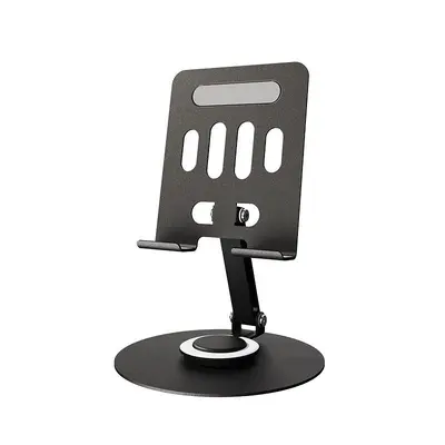 Klappbarer drehbarer Vollmetall-Handyständer tragbar multifunktional Live-Stream Tablet-Tischständer 360 Grad