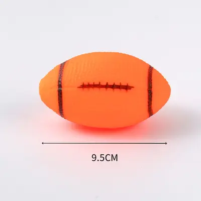 Rubber Squeaky Dog Toy for Small to Medium Dogs, Durable, Teeth Cleaning - 8
