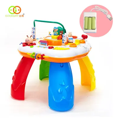 Multifunctional Bilingual Learning Game Table for Children, Rechargeable - 11