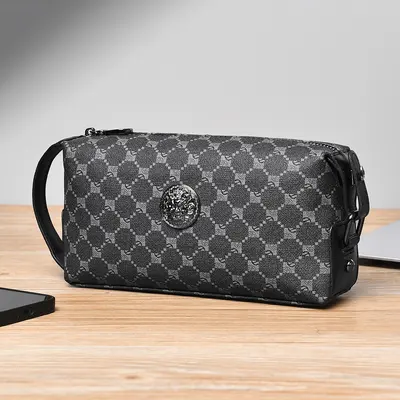 Men's Handbag, Soft Leather, Large Capacity, Business Casual - 8