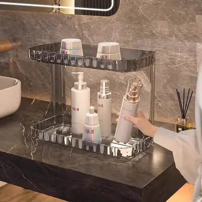 Bathroom Vanity Organizer, Double-Layer Storage - 5