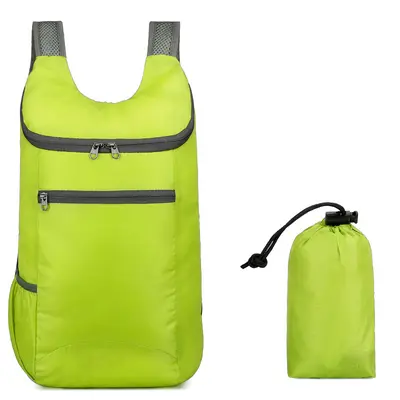 Dual Shoulder Backpack Outdoor Foldable Bag Lightweight Water-Resistant Travel Backpack Fitness Sports Rucksack Large Capacity Gift Dual Shoulder Backpack - 7
