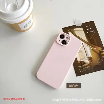 Full Silicone Shockproof Protective Case for iPhone 16 Pro Max, Plain Color - 8
