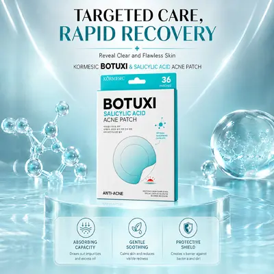 Salisilik asit sivilce yaması KORMESIC Acne patch emici, ince ve görünmez sivilce yaması toptan ihracat