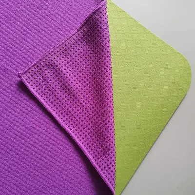 Professional Non-Slip Yoga Mat Towel, Thickened and Widened, Sweat-Absorbent - 2