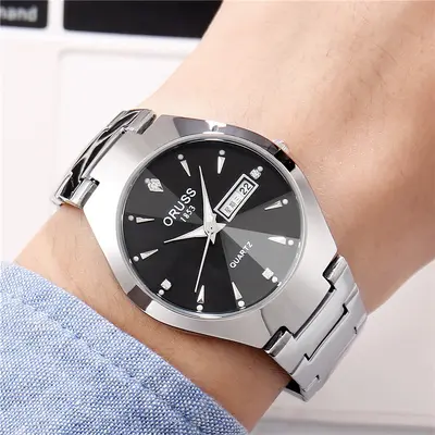 Kadın kol saati, çelik kordon, minimalist tasarım, su geçirmez kuartz - 9