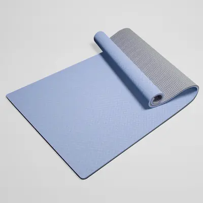 TPE Yoga Matı 10 mm Kalın Kaymaz Geniş Ev Tipi Fitness Matı - 8
