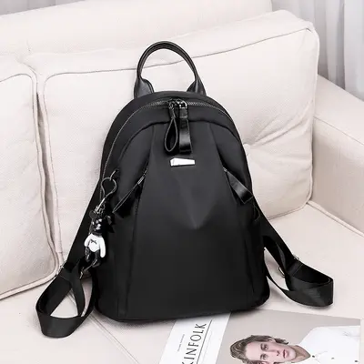 Oxford-Stoff Rucksack für Damen hochwertige Reise leicht, wertvoller Tagesrucksack Damen modischer Rucksack
