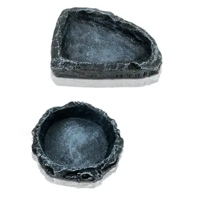 Sürüngen mama kabı ve su kasesi, kaplumbağa ve yılan için, reçine - 6