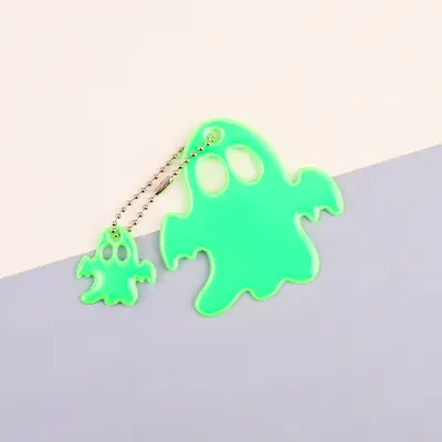 Reflective PVC Night Safety Pendant for Bicycles, Double-Sided - 7
