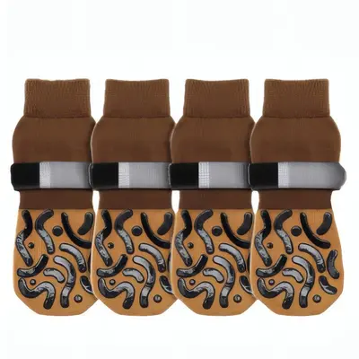 Non-Slip Indoor Socks for Medium and Large Dogs - 9