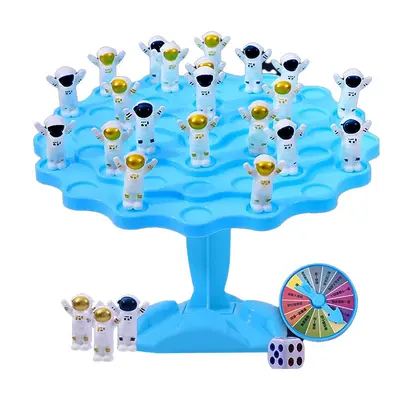 Children's Balance Astronaut Stacking Table Game for Two Players, Focus Training - 6