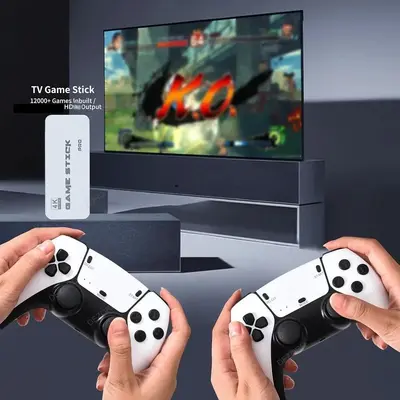 Портативная игровая консоль 20000+4K высокого разрешения, портативная, с двумя контроллерами для использования дома с телевизором, M15PS1 mini беспроводная