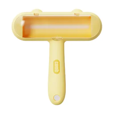 Pet deshedding brush with anti-static technology