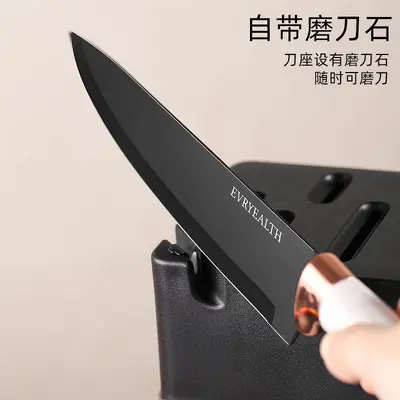 Yangjiang paslanmaz çelik bıçak seti, bıçak tutucu ile - 6