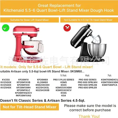 KitchenAid stand mikser kase yükseltici, KV25GOX modeline uyumlu