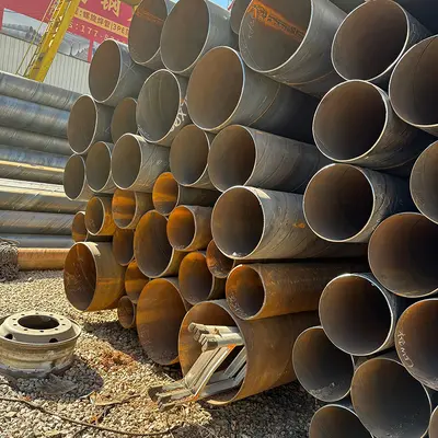 Straight Seam Welded Pipe 219*6 325*8 Welded Steel Pipe Q235B Large Diameter Thick-Wall Carbon Steel Iron Pipe Welded Pipe