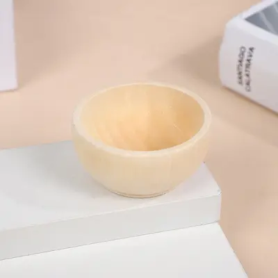 Yeni ahşap çocuk boyama kasesi oyuncak çocuk taklit oyun oyuncak ev dekorasyonu ahşap kase el işi süsü.