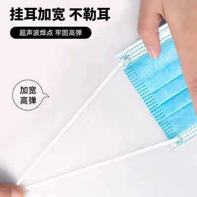 Disposable Medical Surgical Face Mask, Three-Layer, Individually Wrapped, Adult