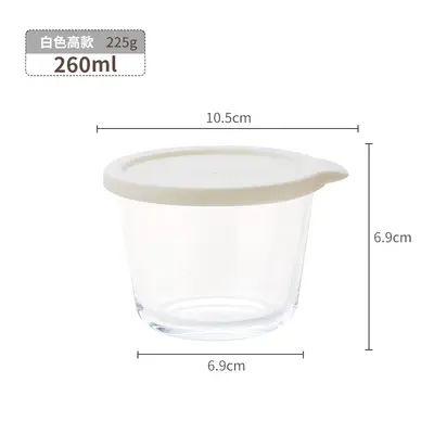 Einmachglas mit Drehverschluss, Lebensmittelbehälter, Kühlschrank-Seitenschale, Einmachglas für Eingelegtes Verpackungsbox Schüssel Glas - 11