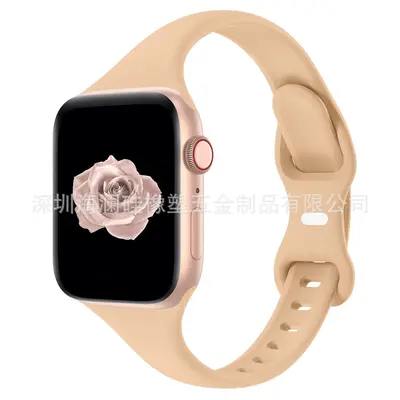 Slim Silicone Watch Band for Apple Watch iWatch Series - 10