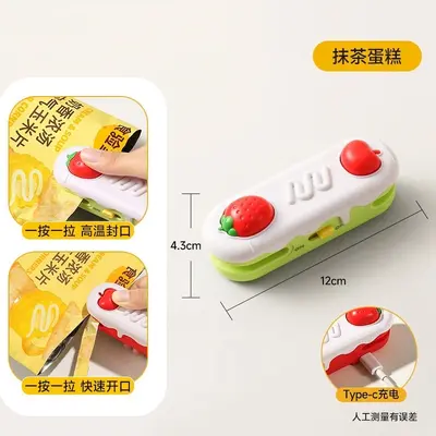 Mini 2-in-1 food sealer clip
