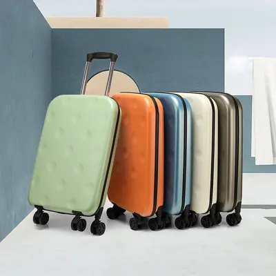 Foldable Trolley Suitcase 20 inch Universal Wheels Portable Carry-On - 4