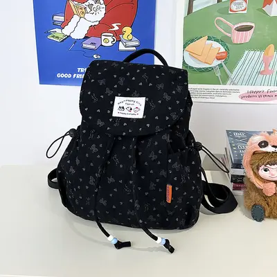 Large Capacity Lightweight Women's Backpack for Short Trips and School - 9