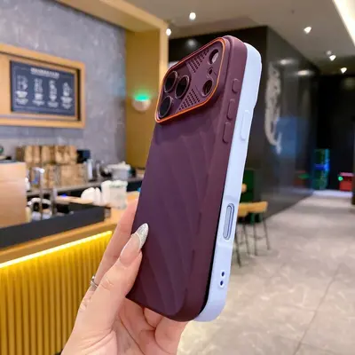 iPhone 18 Pro Max Silikonhülle mit Fenster, Vollschutz
