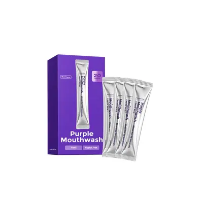 Purple Mouthwash, Portable, Disposable, Daily Use - 6
