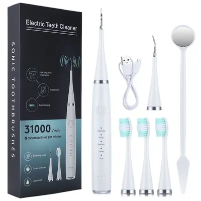 Ultrasonik diş temizleyici, elektrikli, su geçirmez - 6