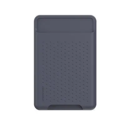 iPhone silicone card holder MagSafe compatible clear design