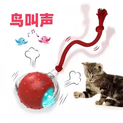 Pet Collar Laser Pointer Cat Teaser Ball Cat Wand Self-Playing Stress Relief Pet Toy Pet Supplies Cat Toy - 12