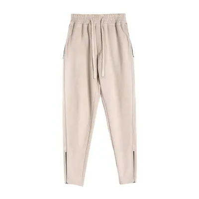Herren-Laufhose Herbst/Winter, Slim Fit, elastisch, mit Reißverschluss am Saum - 6