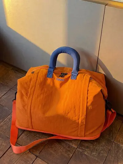 Nylon seyahat çantası, neme dayanıklı, ayakkabı bölmesi, 35L+