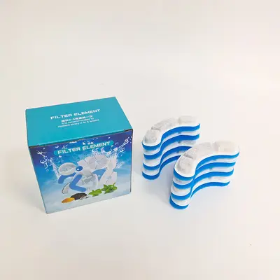 亚马逊热卖宠物饮水机滤芯圆形弧形棉猫咪饮水器过滤棉芯厂家批发