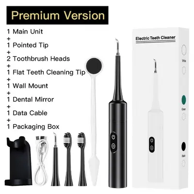 家用洁牙器电动牙刷牙结石去除器祛牙垢洗牙器冲牙器超声波洁牙仪 - 11