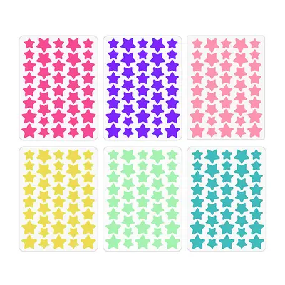 Medical Grade PE Star Acne Patch, Microneedle Pus-Absorbing Hydrocolloid Pimple Patch - 6