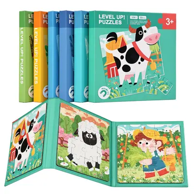 Magnetic Puzzle Educational Toy for Children Aged 3-6