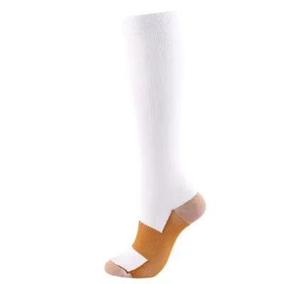 Men's and Women's Compression Socks, High-Elasticity Polyester Sports Calf Socks