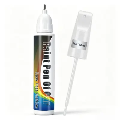 Cross-border specialty car paint repair pens in pearl white, black, red, silver, and blue colors for universal repair of scratches on car paint surfaces. - 9