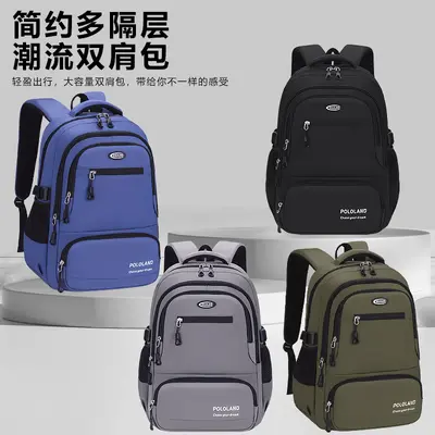 Waterproof Large-Capacity School Backpack with Laptop Compartment, 2027 Model - 2